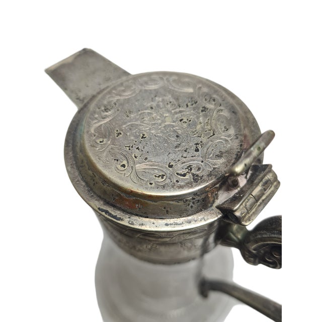 Silver Art Nouveau Wine Pitcher, United Kingdom, 1900s For Sale - Image 8 of 13