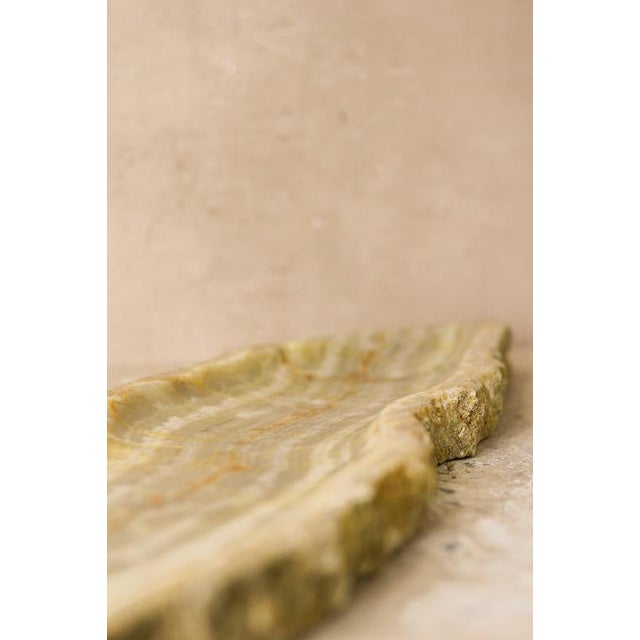 Goldenrod Premium Onyx Tray with Raw Edge For Sale - Image 8 of 12