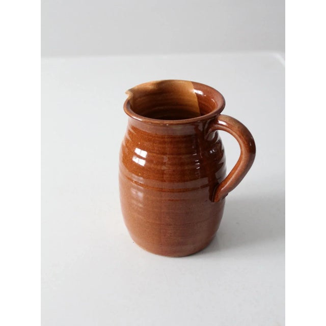 Vintage Studio Pottery Pitcher For Sale - Image 9 of 13