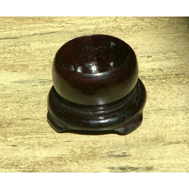 Carved Japanese Okimono on Stand For Sale - Image 9 of 11