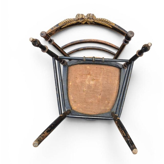 Brown French Giltwood Salon Side Chairs, Set of 2 For Sale - Image 8 of 18