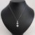 Metal Aquamarine and Diamond Platinum Pendant Necklace - Fei Liu For Sale - Image 7 of 8