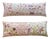 Floral Suzani Lumbar Pillow Cover 18'' X 53'' - Set of Two For Sale