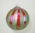 Mid-Century Modern Glass Eye Studio Art Glass Christmas Holiday Ornaments, Set of 3 For Sale - Image 3 of 10