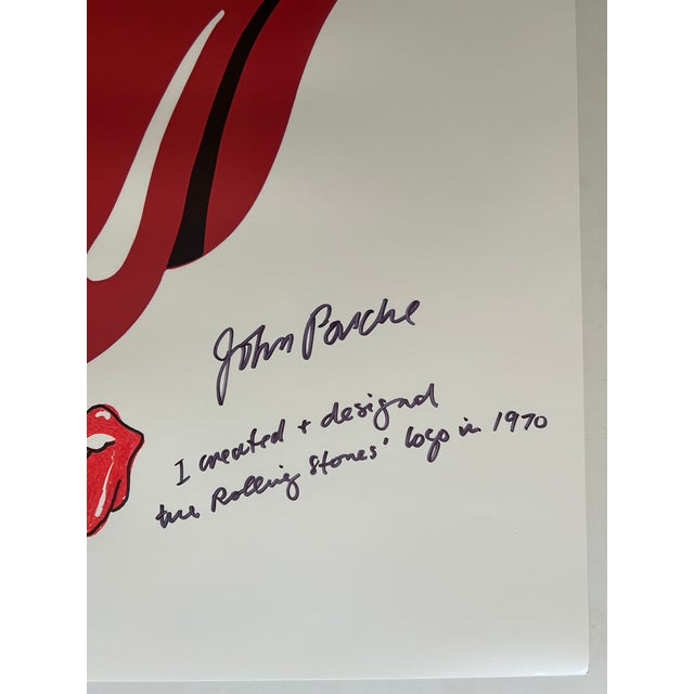 John Pasche (b. 1945) The Rolling Stones Tongue and Lips, circa 2010's Screenprint in colors on satin wove paper Signed in...