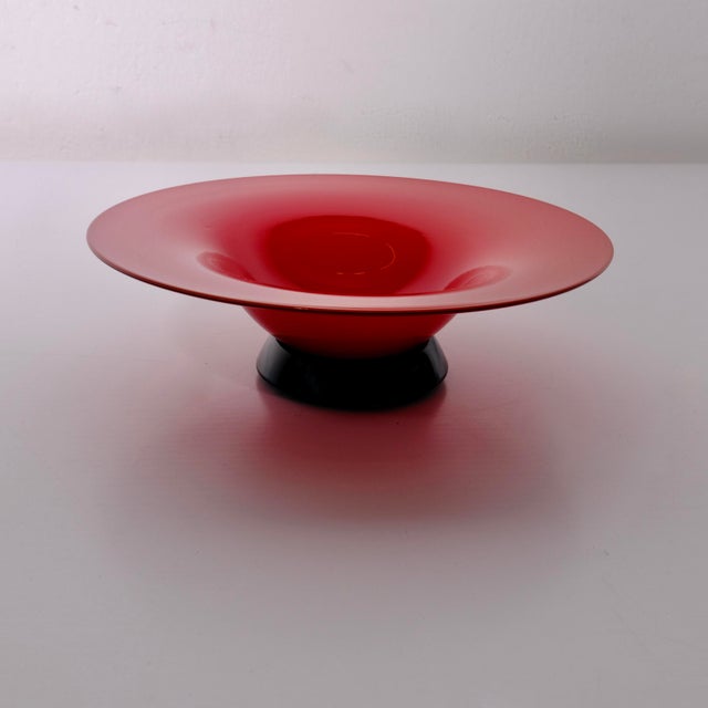 1990s Centerpiece Vase in Murano Glass from Paolo Venini, 1998 For Sale - Image 5 of 11