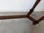 French Empire Style Mahogany Console Table With Herringbone Inlay and Y-Frame Stretcher For Sale - Image 11 of 12