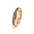 David Yurman Men’s David Yurman Beveled 18k Rose Gold 0.87ctw Cognac Diamonds 6mm Band Ring, Size 8 For Sale - Image 4 of 8