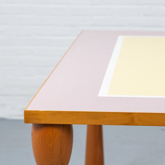 Tan Filicudi Dining Table by Ettore Sottsass & Marco Zanini for Zanotta, 1990s For Sale - Image 8 of 13