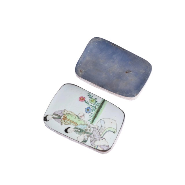 Late 19th Century Chinese Famille Rose Porcelain Shard Box For Sale - Image 9 of 10