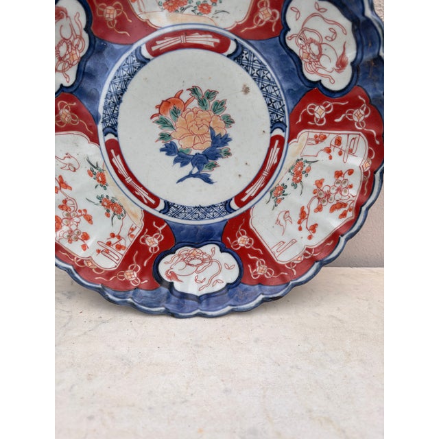Japanese 19th Century Japanese Imari Platter Charger For Sale - Image 3 of 5