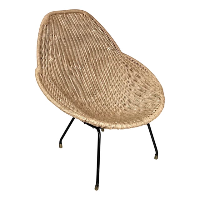 Mid-Century Modern Italian Du 50 Armchair by Gastone Rinaldi for Rima, 1950s For Sale