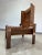 Wood Mid Century Modern South American Plywood and Leather Shelter Chair For Sale - Image 7 of 12