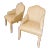 Midcentury Sculptural Chairs, Reupholstered, a Pair For Sale