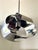 Metal Vintage Chrome and Metal Pendant Light, 1970 For Sale - Image 7 of 11
