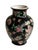 Chinese Export Famille Noire Hand-Painted Floral Vase For Sale In New York - Image 6 of 11