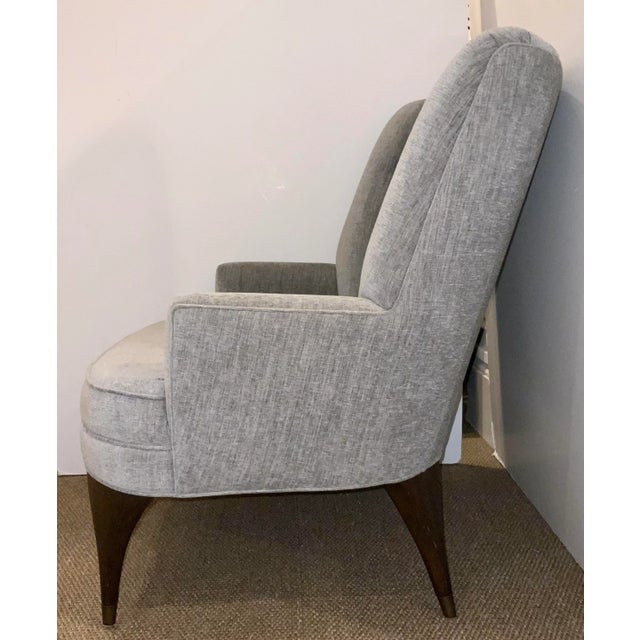 2020s Global Views Modern Gray Woven Lounge Chair For Sale - Image 5 of 7