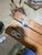 Vintage wooden peg wall hanger, can be hung in both directions. Lovely to hang and dry flowers on. Fully apart it can be...