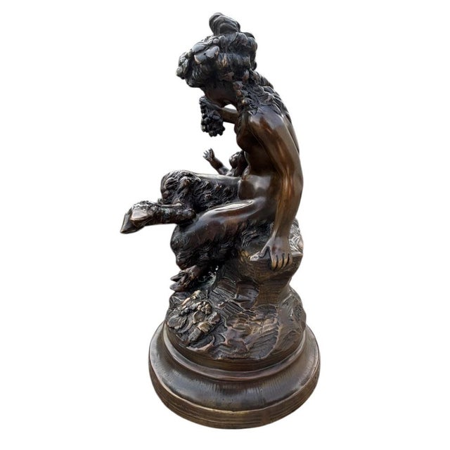 Lost-Wax Sculpture after Clodion from the Laugaraise Bronze Foundry, 20th Century For Sale - Image 9 of 9