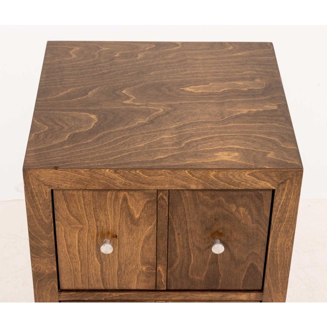 Art Deco Style Stained Wood Chest of Drawers For Sale - Image 4 of 7