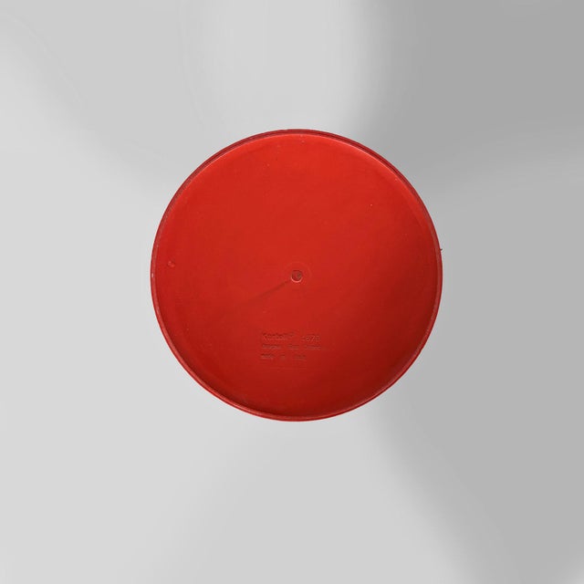 Kartell Italian Wastepaper Basket Model 4670 by Gino Colombini for Kartell, 1970s For Sale - Image 4 of 8