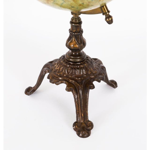 Antique French Terrestrial Globe by Lebegue & Cie, 1880 For Sale - Image 14 of 16