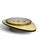 Yellow Vintage Freeform Glass Wall Clock in Yellow Formica from FFR Morbier, 1950s For Sale - Image 8 of 11