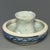 Ceramic China Vintage Blue‑and‑White Porcelain Hollow‑Out Floral Incense Burner For Sale - Image 7 of 9