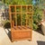 Vintage Boho Chic Brown 3 Tier Rattan Etagere For Sale In Palm Springs - Image 6 of 8