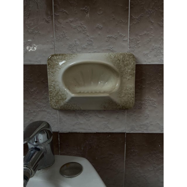 Vintage Italian Ceramic Built-in Bathroom Set from Gamma Fiorano, Italy, 1970, Set of 3 For Sale - Image 10 of 18