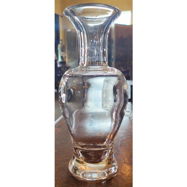 Glass Mid Century Steuben Palace Vase For Sale - Image 7 of 10