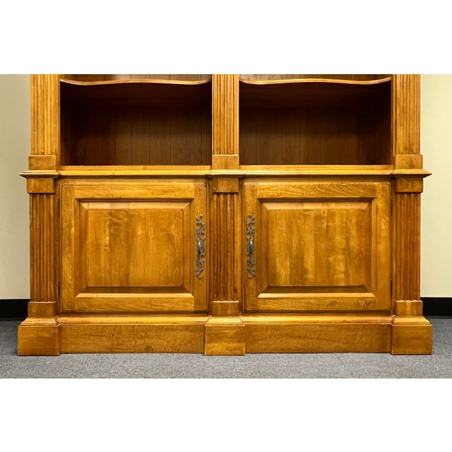 2000 - 2009 Ethan Allen Legacy Double Arch Bookcase For Sale - Image 5 of 11