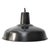 1950s Vintage Industrial French Anthracite Enamel Pendant Light For Sale - Image 5 of 5