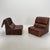 Mid-Century Modern Lounge Chair in Brown Leather, Germany, 1970s For Sale - Image 14 of 18