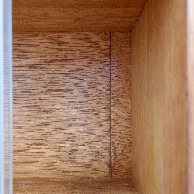Tall Mid-Century Glazed Bookcase, 1960s For Sale - Image 6 of 15