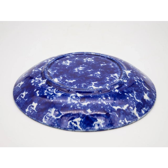 Blue Oversized Mug & Saucer For Sale - Image 8 of 9