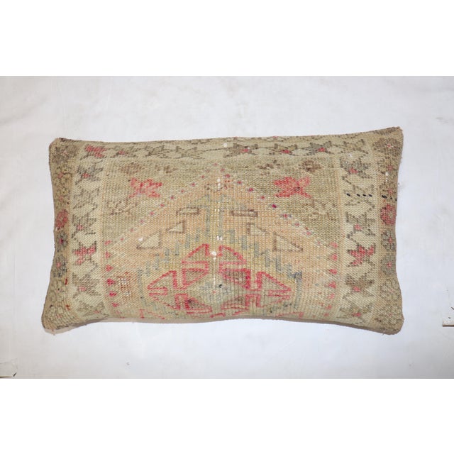 Contemporary Large Turkish Anatolian Rug Pillow For Sale - Image 3 of 5