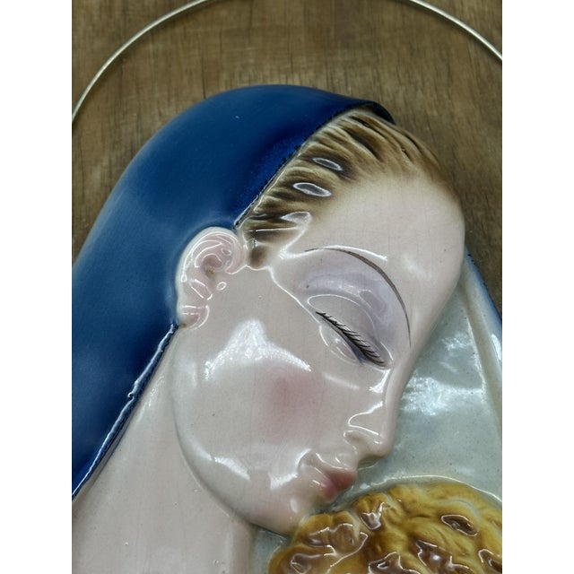 Madonna and Child by Tosin Tarcisio, 1920s-1940s For Sale - Image 3 of 12