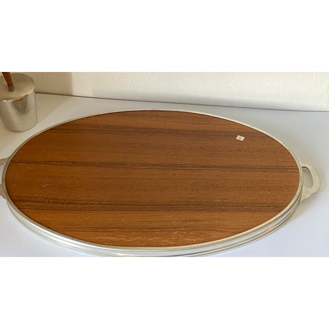 1960s Royal Holland Kmd Tiel Daalderop Pewter and Teak Coffee/Tea Set - 8 Pieces For Sale - Image 9 of 12