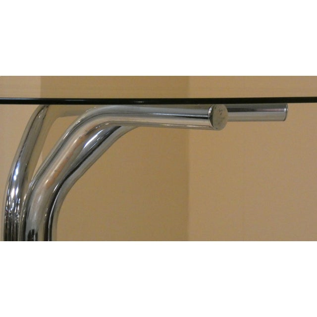 Dining Table with Marble & Tempered Glass, 1970s For Sale - Image 12 of 15