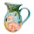 Vintage Palm Beach Flamingo Ceramic Pitcher For Sale