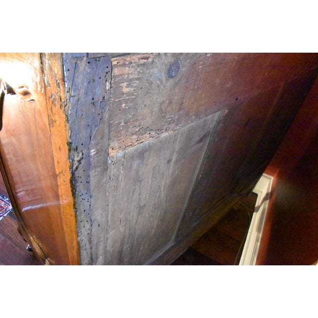 Wood 18th Century Robust Fruitwood Secretary of the Louis XV Period For Sale - Image 7 of 9