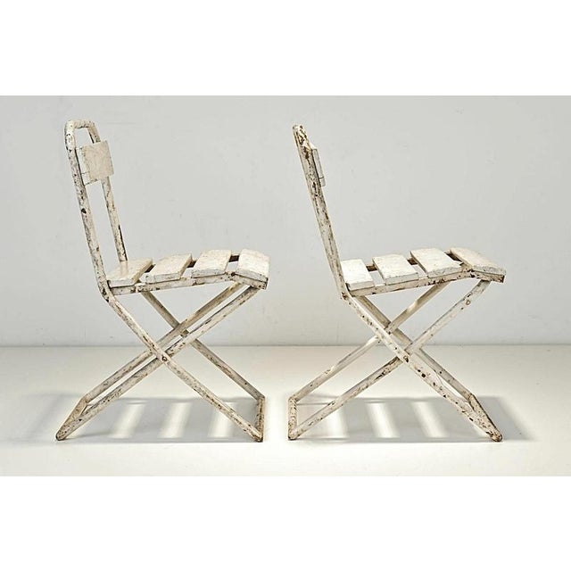 Garden Chairs in Metal by Erich Dieckmann, Germany, 1930, Set of 2 For Sale - Image 4 of 12