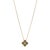 Gray Van Cleef & Arpels Vintage Alhambra Grey Motif Diamond Pendant in 18k Rose Gold For Sale - Image 8 of 10
