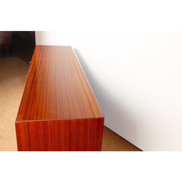 French Style Modernist Sideboard in Rosewood by Tricoire and Vecchione for Meubles TV, 1960s For Sale - Image 10 of 18