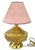 Frederick Cooper Mid 20th Century Moroccan Moorish Engraved Brass Oil Lamp-Form Table Lamp For Sale - Image 4 of 10