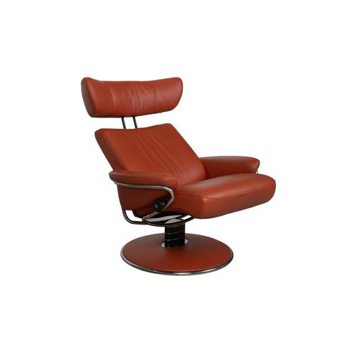 Large Jazz Recliner in Red Leather from Stressless For Sale - Image 5 of 17