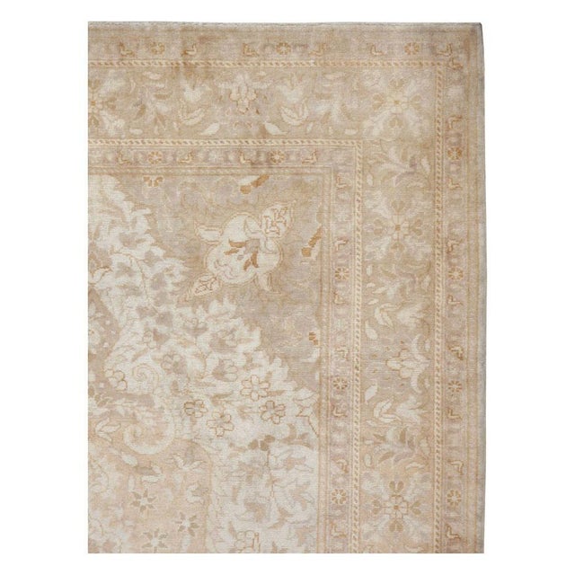 A vintage Turkish Sivas accent rug handmade during the mid-20th century. Measures: 4' 0" x 5' 10".