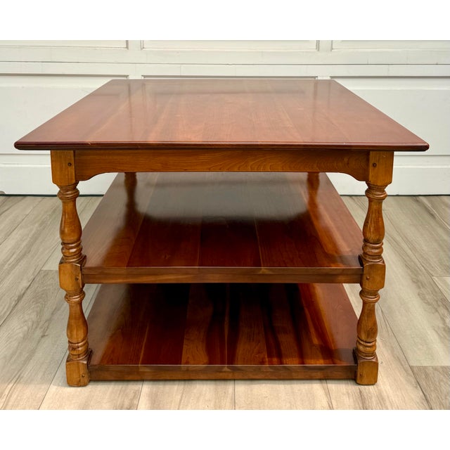 Vintage Leopold Stickley Three-Tier Library & Display Side Table For Sale - Image 9 of 15