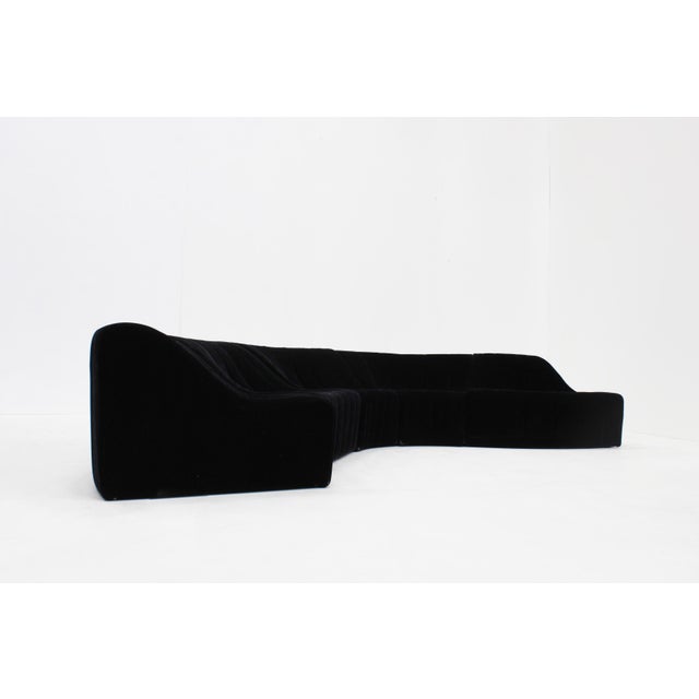 Chromatic Modular Curved Sofa by Kwok Hoi Chan for Steiner, 1970s, Set of 5 For Sale - Image 6 of 15